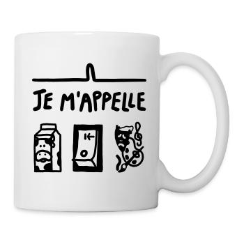 LÉONARD - Mug blanc - blanc - Droite
