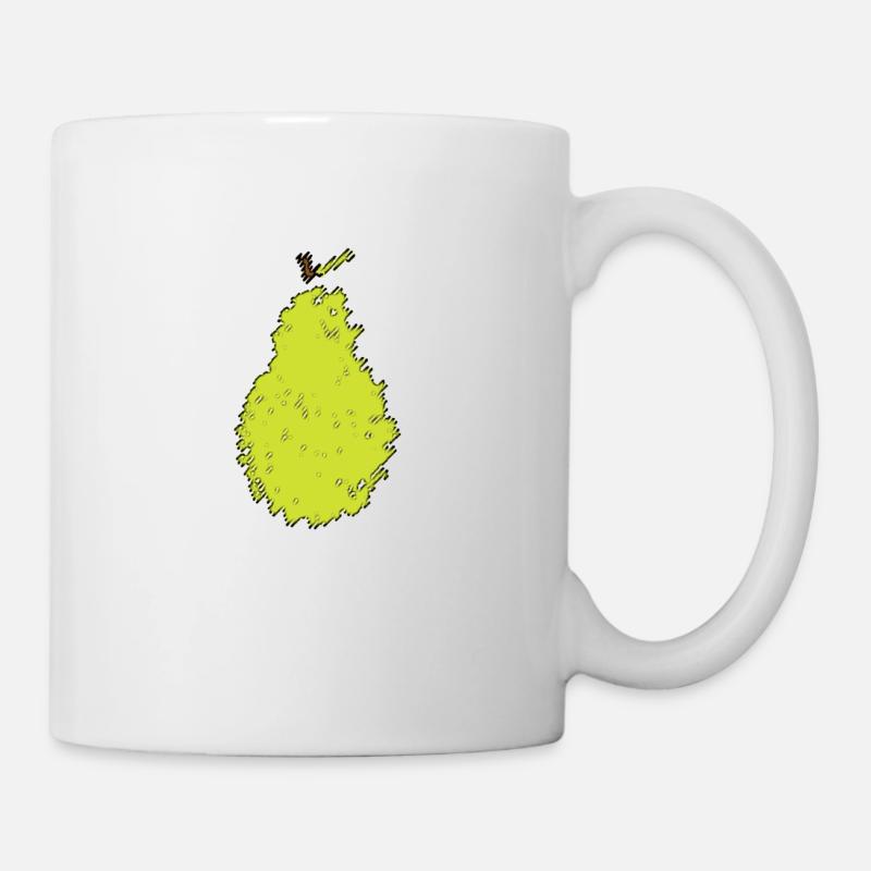 Birne Logo ohne Schrift - Tasse - Weiß