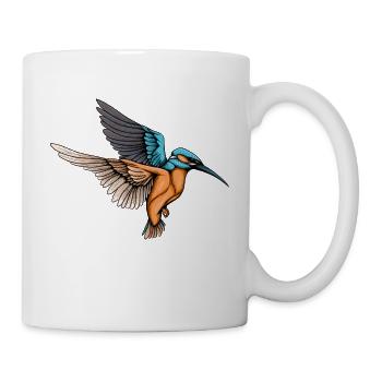 Eisvogel - Tasse - Weiß - Rechts