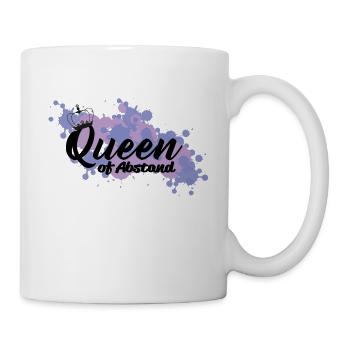 queen of abstand corona - süruche statements - Tasse - Weiß - Rechts