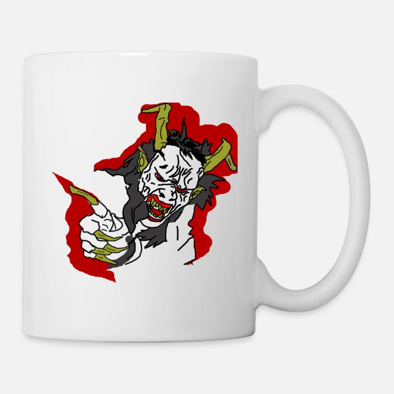 Devil Krampus Halloween Perchte - Mug blanc - blanc