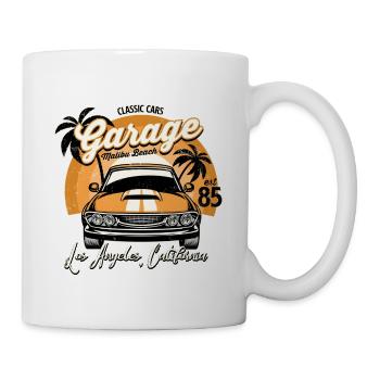 California T-Shirt| Hot rod| Vintage | Californi - Tasse - Weiß - Rechts