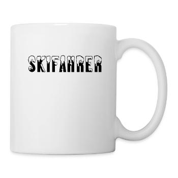 Skifahrer Wintersport - Tasse - Weiß - Rechts