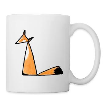 Triangle fox - Mug - white - Right