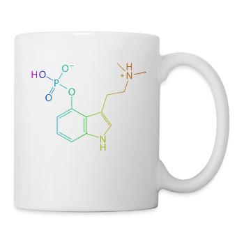 Psilocybine Molécule Chimie Champignons Magiques Champignon Psy - Mug blanc - blanc - Droite