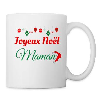 Joyeux Noël Maman - Mug blanc - blanc - Droite