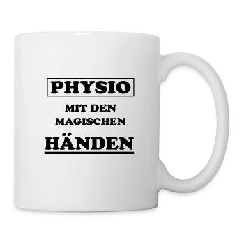 Physio Physiotherapeut Spruch - Tasse - Weiß - Rechts
