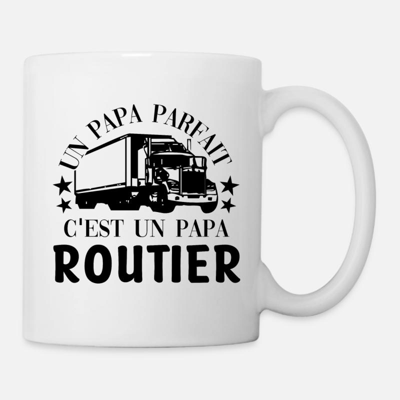 Chauffeur routier - Mug blanc - blanc