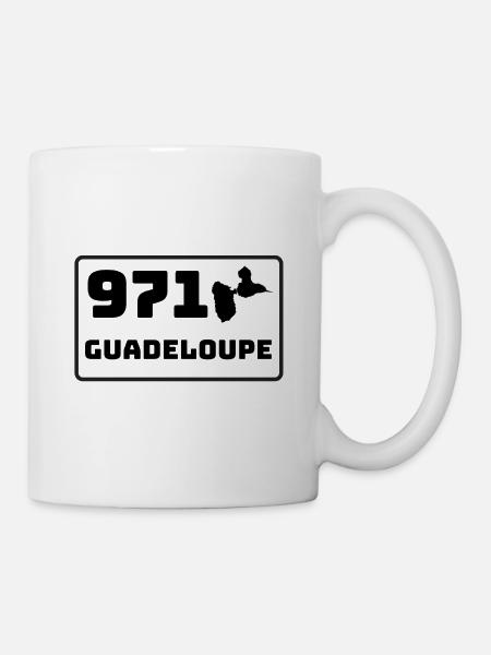 971 Guadeloupe - Mug blanc - blanc