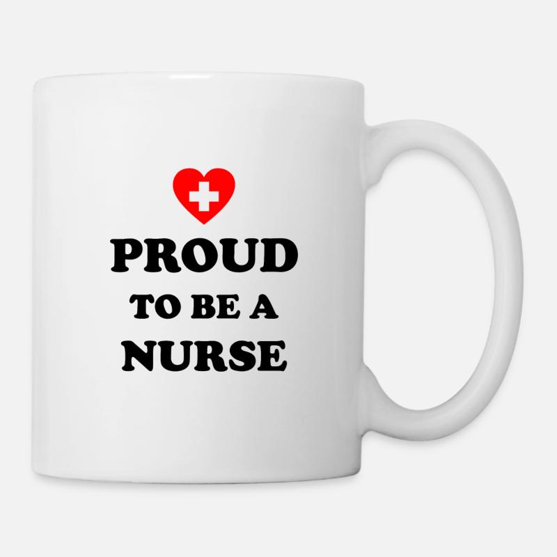 Infirmière infirmière - Mug blanc - blanc