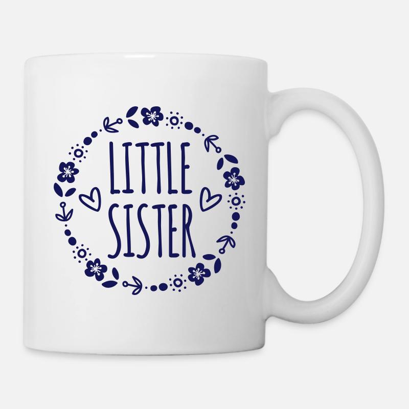 Große Kleine Schwester Geschenkidee Schwestern - Tasse - Weiß