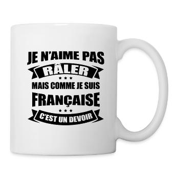 RALEUSE FRANÇAISE - Mug blanc - blanc - Droite