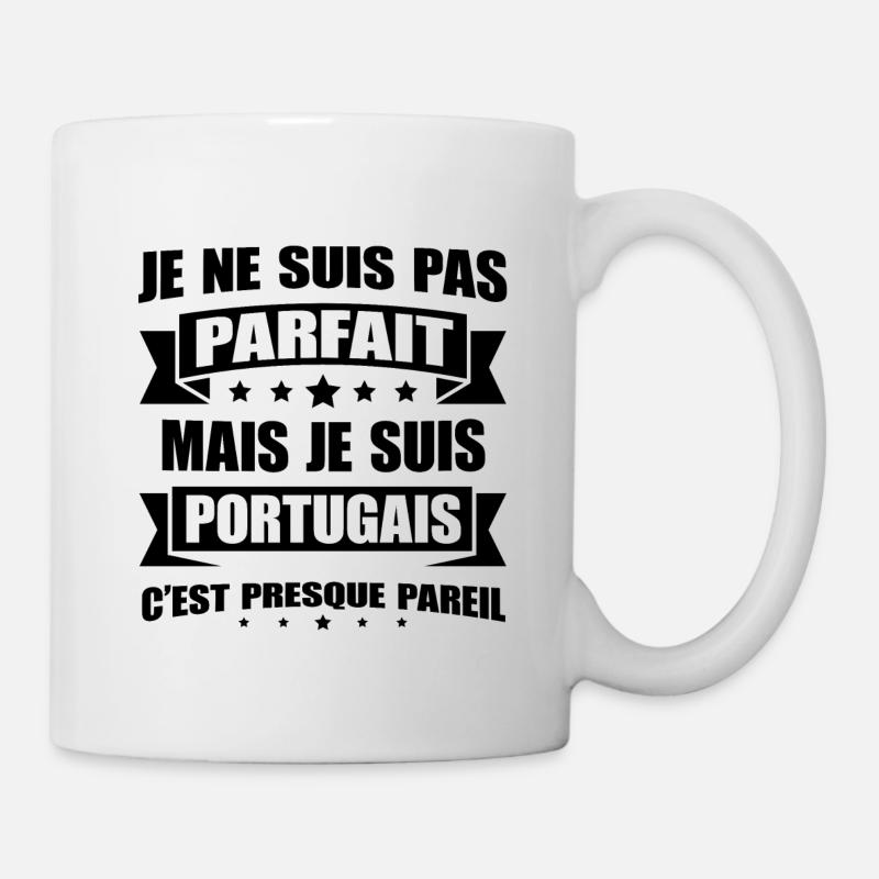 JE SUIS PORTUGAIS - Mug blanc - blanc