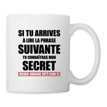 FUTURE GRANDE SOEUR - Mug blanc - blanc - Droite
