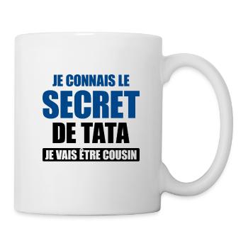 JE VAIS ETRE COUSIN - FUTUR COUSIN - Mug blanc - blanc - Droite