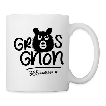 Grumpy bear 365 days a year! - Mug - white - Right