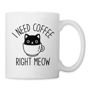 J'ai besoin de café - Mug blanc - blanc - Droite