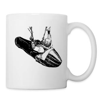 Gleitschirmflieger - Tasse - Weiß - Rechts