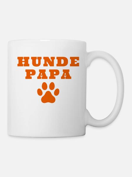 Hundepapa Tierfreund Hund Dog Daddy Geschenkidee - Tasse - Weiß