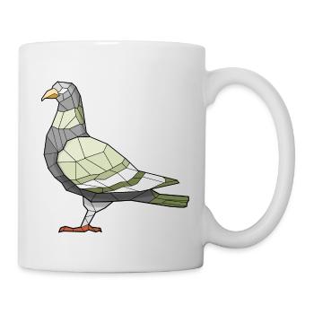 Dove Geometric Bird - Mug - white - Right
