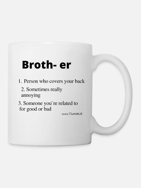 Brother - Mug blanc - blanc