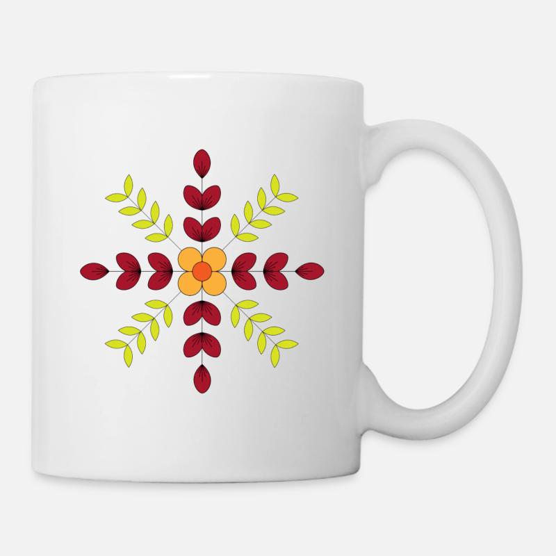 Fleur - Mug blanc - blanc