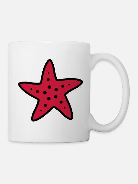 Étoile de mer étoile Océan Mer - Mug blanc - blanc