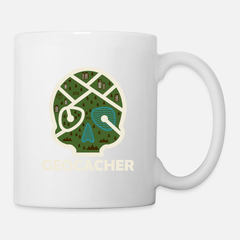 Geocacher Geocaching - Tasse - Weiß