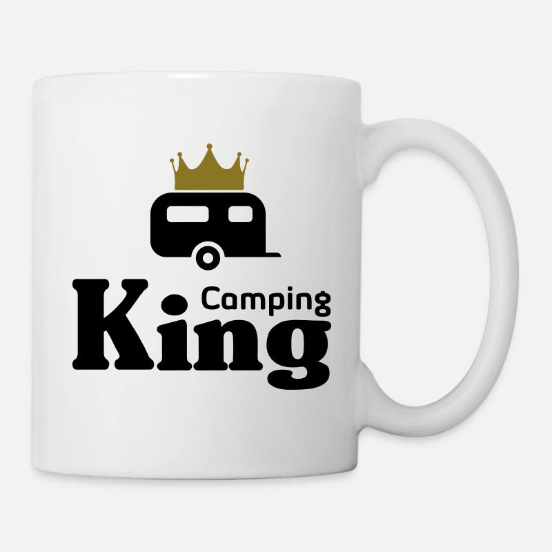 Camping King - Mug blanc - blanc