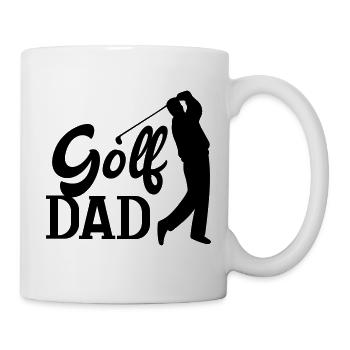 Golf Dad - Tasse - Weiß - Rechts