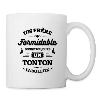 FRÈRE FORMIDABLE - TONTON FABULEUX - Mug blanc - blanc - Droite