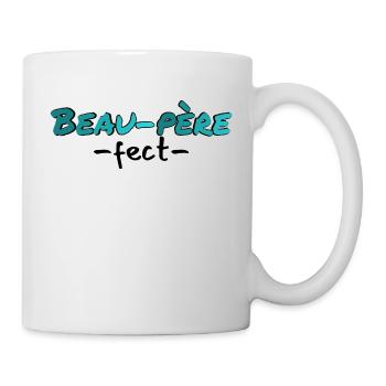 Beau-père fect. Beau-père. Père fect. - Mug blanc - blanc - Droite