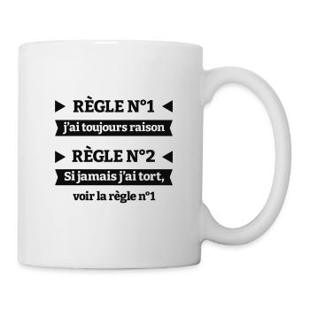 J'AI TOUJOURS RAISON - Mug blanc - blanc - Droite
