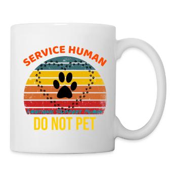 Service humain, soutien émotionnel humain - Mug blanc - blanc - Droite