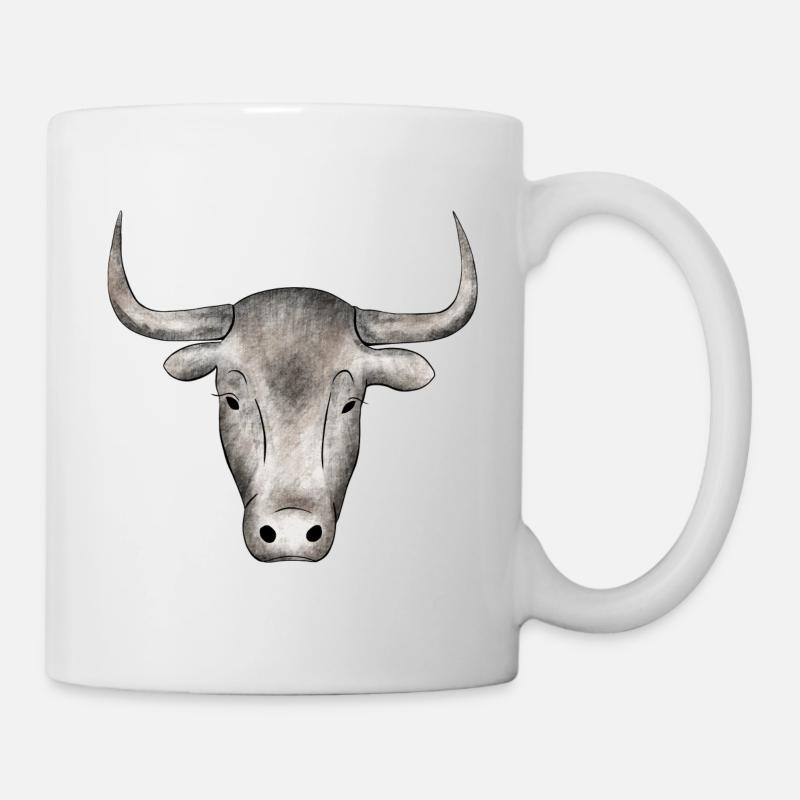 Taureau - Mug blanc - blanc