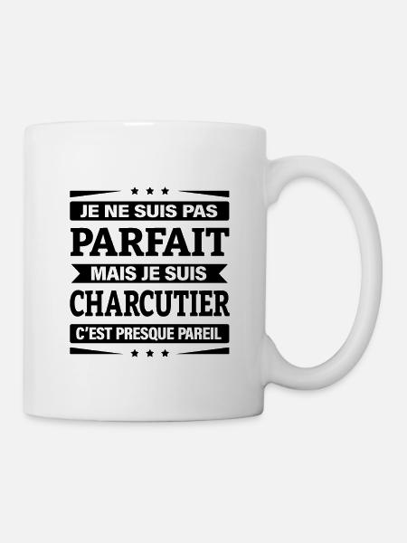 JE SUIS CHARCUTIER - Mug blanc - blanc