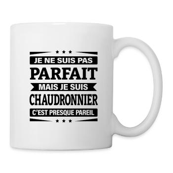 JE SUIS CHAUDRONNIER - Mug blanc - blanc - Droite