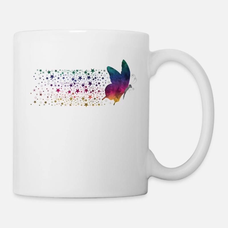 Butterfly - Rainbow Stardust - Mug - white
