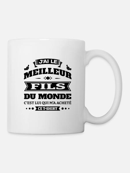 J'AI LE MEILLEUR FILS DU MONDE - Mug blanc - blanc