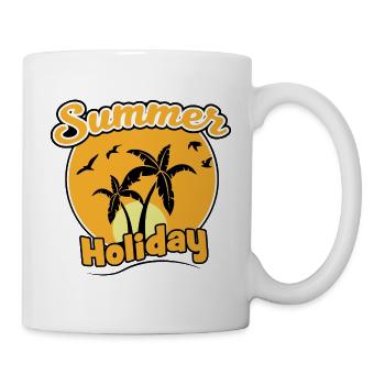 Summer holiday - Mug blanc - blanc - Droite