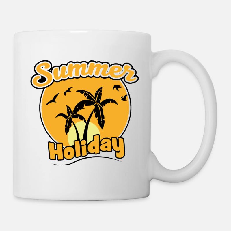 Summer holiday - Mug blanc - blanc