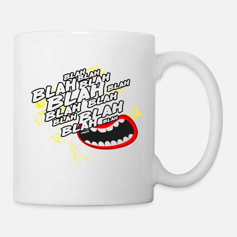 Tu parles trop ! - Mug blanc - blanc