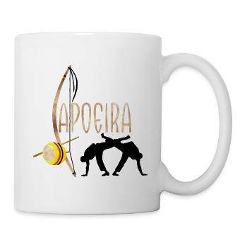 Capoeira Athletics Berimbau Instrument Power 1 - Mug - white - Right