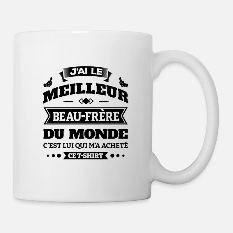 J'AI LE MEILLEUR BEAU-FRÈRE DU MONDE - Mug blanc - blanc
