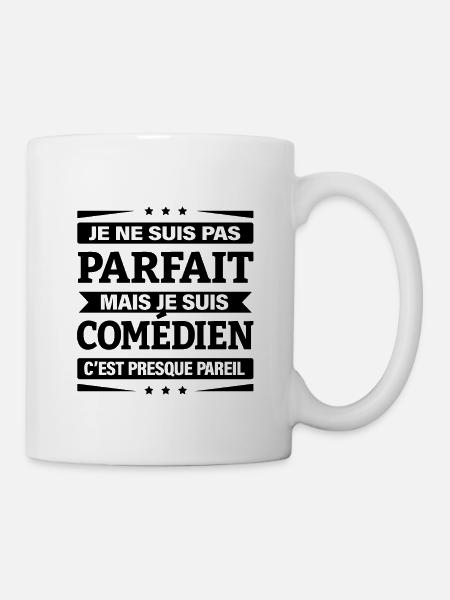 JE SUIS COMÉDIEN - Mug blanc - blanc