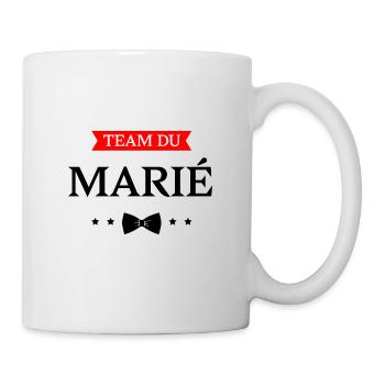 TEAM DU MARIÉ - Mug blanc - blanc - Droite