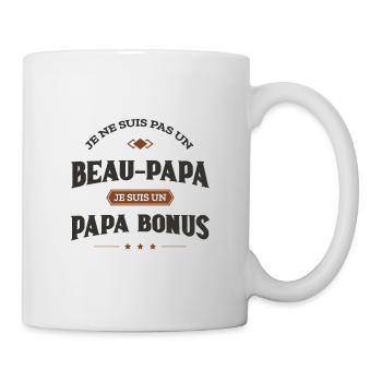 BEAU PAPA - PAPA BONUS - Mug blanc - blanc - Droite