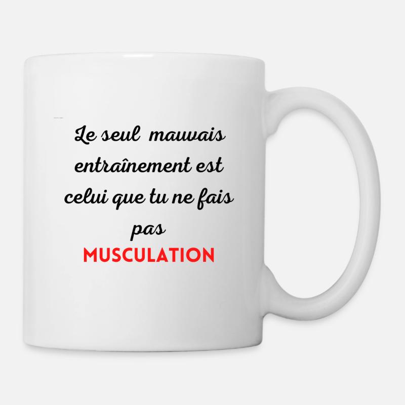 Le seul mauvais entraînement - Mug blanc - blanc