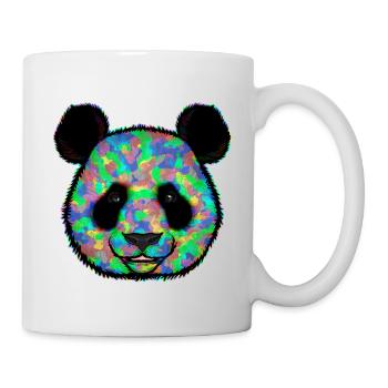 Colorful Rainbow Panda Bear Camouflage - Mug - white - Right