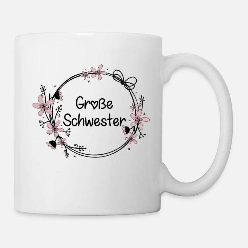 Große Schwester - Tasse - Weiß